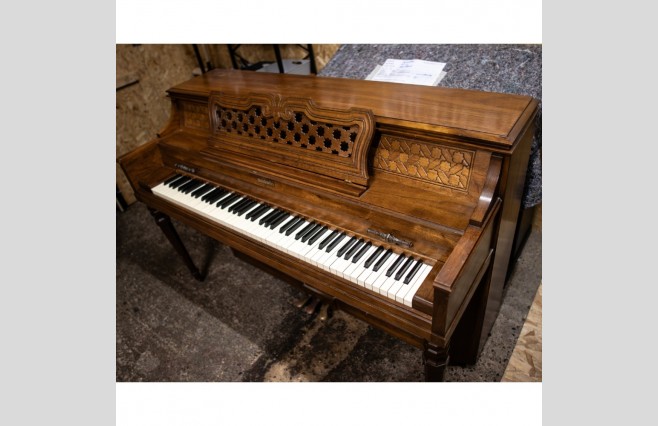 Baldwin Satin Mahogany Console Upright Piano, Used - All Inclusive Premium Package (SN:11103) - Image 4